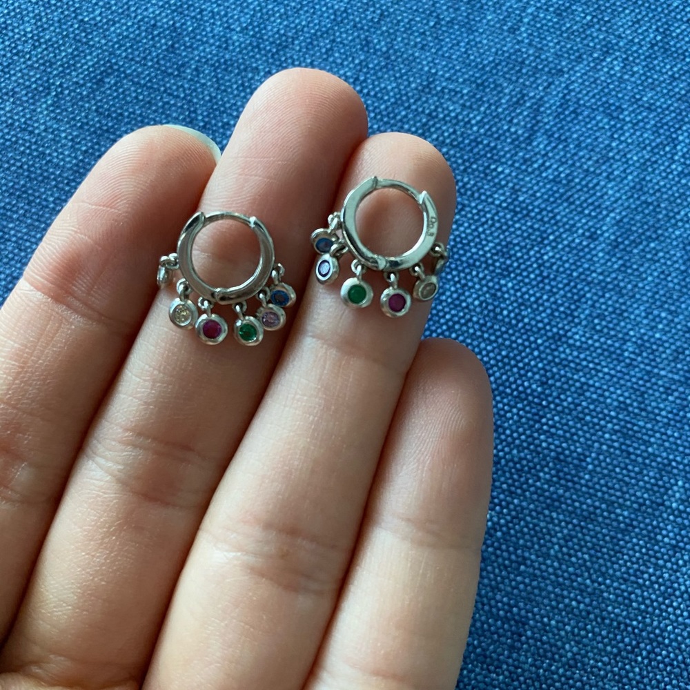 925 sterling silver Huggies from Athens Greece